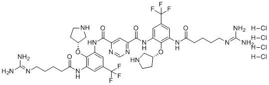 Brilacidin tetrahydrochloride