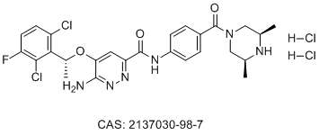 Ensartinib dihydrochloride