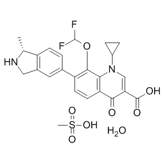 Garenoxacin mesylate hydrate