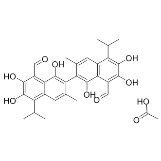 Gossypol acetic acid