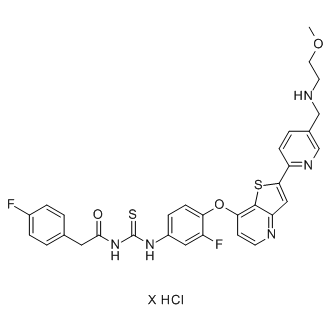 Glesatinib hydrochloride