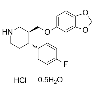 Paroxetine hydrochloride hemihydrate