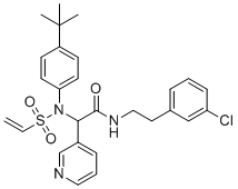 3CLpro covalent inhibitor 14c